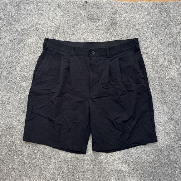 Reebok Golf Shorts Mens 40 Black Performance Stretch Lightweight Athletic 44 Tag - Picture 1 of 15